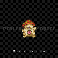 おばけキノコの画像：SFC版ドラクエ3の敵・モンスター図鑑 ／ ドラゴンクエスト3攻略