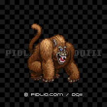 あばれザルの画像：SFC版ドラクエ3の敵・モンスター図鑑 ／ ドラゴンクエスト3攻略