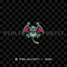 キャットバットの画像：SFC版ドラクエ3の敵・モンスター図鑑 ／ ドラゴンクエスト3攻略