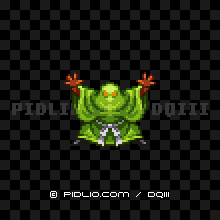 エビルマージの画像：SFC版ドラクエ3の敵・モンスター図鑑 ／ ドラゴンクエスト3攻略