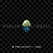 しびれくらげの画像：SFC版ドラクエ3の敵・モンスター図鑑 ／ ドラゴンクエスト3攻略