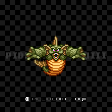 マーマンダインの画像：SFC版ドラクエ3の敵・モンスター図鑑 ／ ドラゴンクエスト3攻略