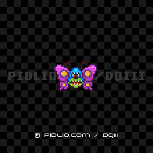 しびれあげはの画像：SFC版ドラクエ3の敵・モンスター図鑑 ／ ドラゴンクエスト3攻略