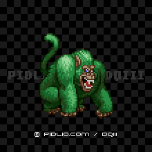 コングの画像：SFC版ドラクエ3の敵・モンスター図鑑 ／ ドラゴンクエスト3攻略