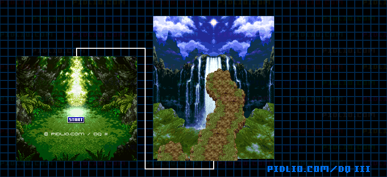 性格診断「精霊の質問」のマップ画像 ／ FC版ドラゴンクエストIII攻略 ─ pidlio.com