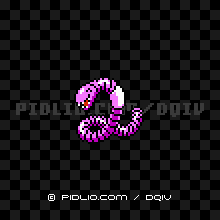 おおみみずの画像：FC版ドラクエ4の敵・モンスター図鑑 ／ ドラクエ4攻略