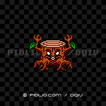 きりかぶおばけの画像：FC版ドラクエ4の敵・モンスター図鑑 ／ ドラクエ4攻略