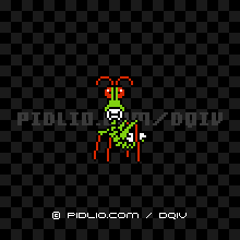 キリキリバッタの画像：FC版ドラクエ4の敵・モンスター図鑑 ／ ドラクエ4攻略