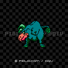 ブルホークの画像：FC版ドラクエ4の敵・モンスター図鑑 ／ ドラクエ4攻略