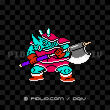 ライノソルジャーの画像:FC版ドラクエ4の敵・モンスター図鑑 / ドラクエ4攻略