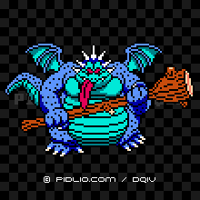 ピサロナイトの画像：FC版ドラクエ4の敵・モンスター図鑑 ／ ドラクエ4攻略