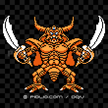 デスピサロ 第1形態の画像：FC版ドラクエ4の敵・モンスター図鑑 ／ ドラクエ4攻略