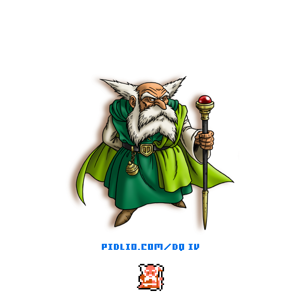 ブライ（魔法使い）：FC版ドラクエ4のキャラクター紹介 ／ ドラゴンクエストIV攻略