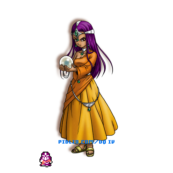 ミネア（占い師）：FC版ドラクエ4のキャラクター紹介 ／ ドラゴンクエストIV攻略