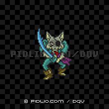 さんぞくウルフの画像：SFC版ドラクエ5の敵・モンスター図鑑 ／ ドラクエ5攻略