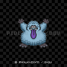 ビッグスロースの画像：SFC版ドラクエ5の敵・モンスター図鑑 ／ ドラクエ5攻略