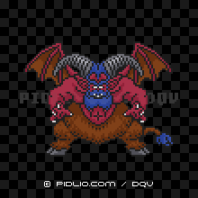 アンクルホーンの画像：SFC版ドラクエ5の敵・モンスター図鑑 ／ ドラクエ5攻略