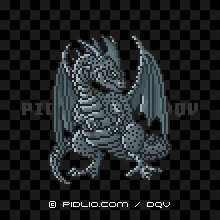 ブラックドラゴンの画像：SFC版ドラクエ5の敵・モンスター図鑑 ／ ドラクエ5攻略