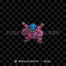 ブルーイーターの画像：SFC版ドラクエ5の敵・モンスター図鑑 ／ ドラクエ5攻略