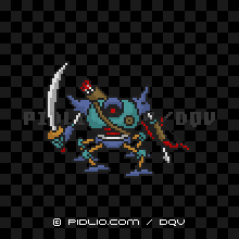 キラーマシンの画像：SFC版ドラクエ5の敵・モンスター図鑑 ／ ドラクエ5攻略