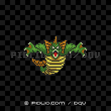 マーマンダインの画像：SFC版ドラクエ5の敵・モンスター図鑑 ／ ドラクエ5攻略