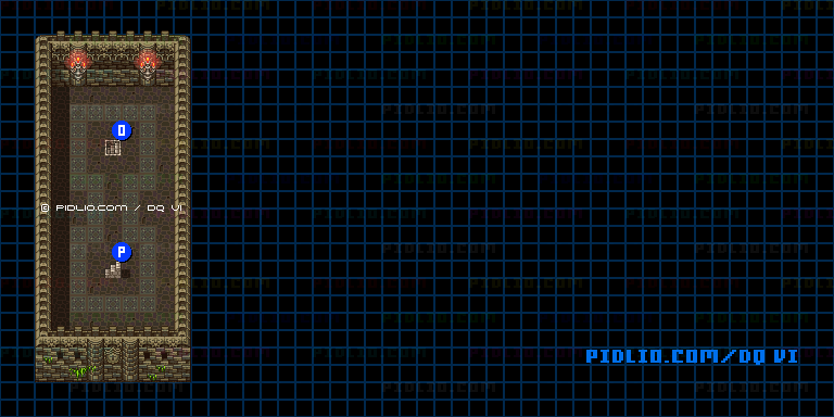 【夢の世界】試練の塔・のマップ画像 ／ SFC版ドラゴンクエスト6攻略 ─ pidlio.com