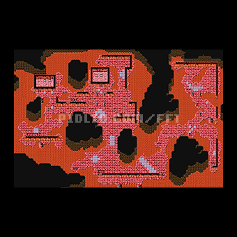 燃えさかる火の大穴：マップ05のサムネイル画像 ／ FF1攻略：ソウル・オブ・カオス（SOC）