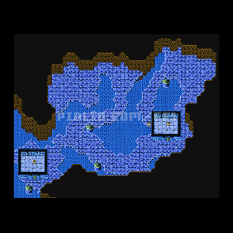 いやしの水の洞窟：マップ01のサムネイル画像 ／ FF1攻略：ソウル・オブ・カオス（SOC）