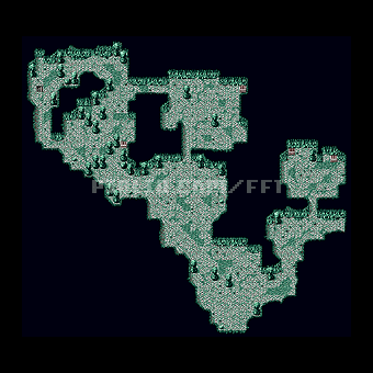 風のささやく洞穴：マップ11のサムネイル画像 ／ FF1攻略：ソウル・オブ・カオス（SOC）