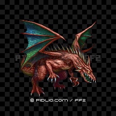 レッドドラゴン（PSP版）の画像：FF2モンスター別攻略 ／ FF2攻略