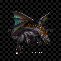 ブラックドラゴン（PSP版）の画像：FF2モンスター別攻略 ／ FF2攻略