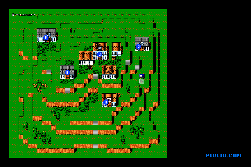 古代人の村のマップ画像：1 ／ FF3攻略・ファイナルファンタジー3攻略