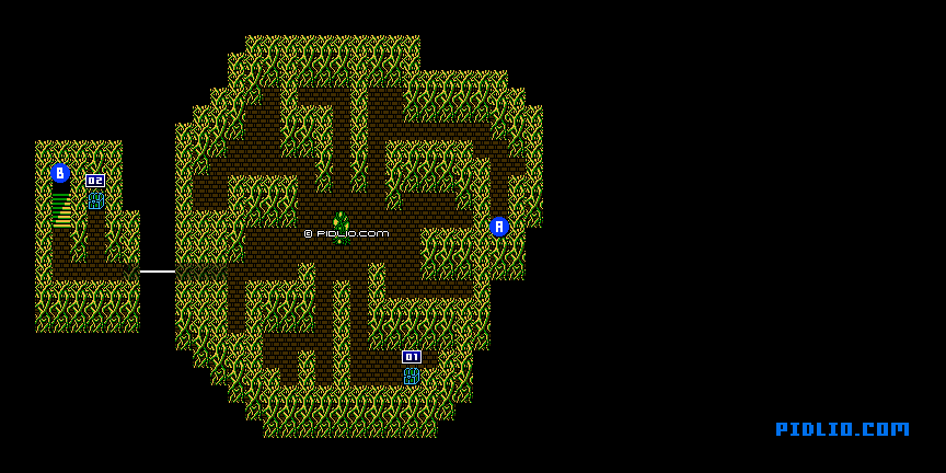 ハインの城のマップ画像：2 ／ FF3攻略・ファイナルファンタジー3攻略