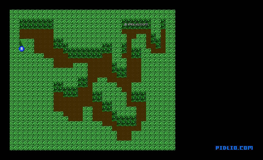 魔法陣の洞窟のマップ画像：1 ／ FF3攻略・ファイナルファンタジー3攻略