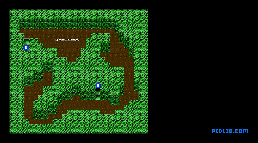 魔法陣の洞窟のマップ画像：2 ／ FF3攻略・ファイナルファンタジー3攻略