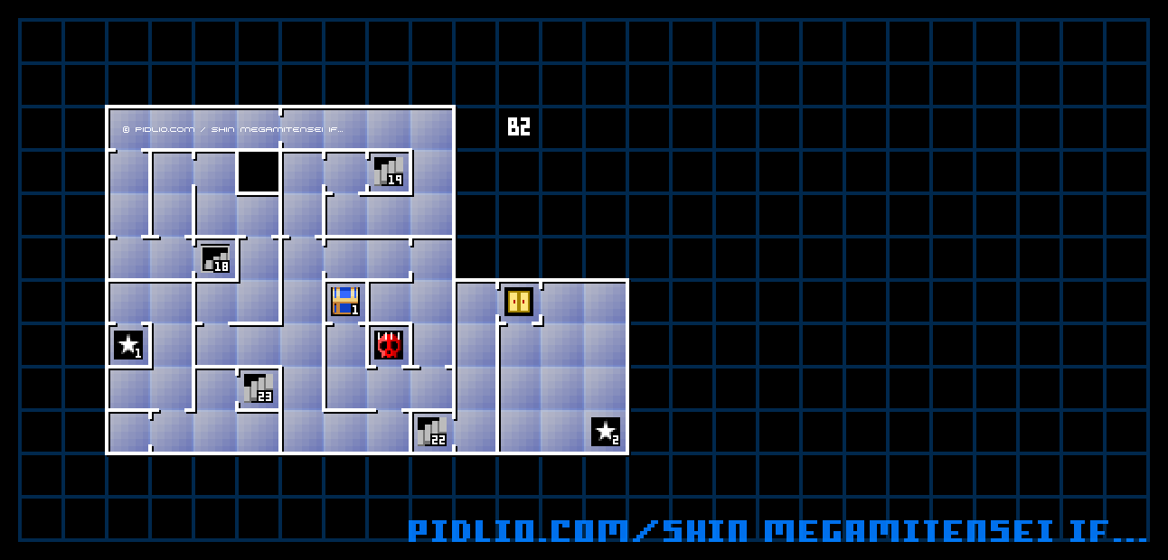 地のノモスB2のマップ画像 / 真・女神転生if... 攻略