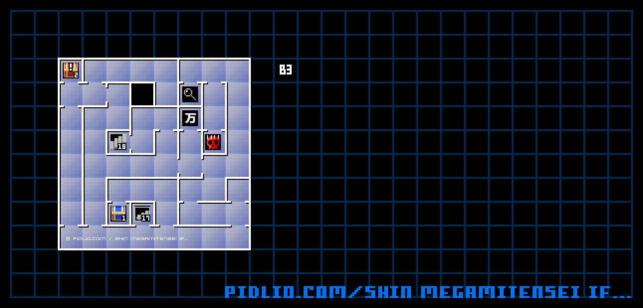 地のノモスB3のマップ画像 / 真・女神転生if... 攻略