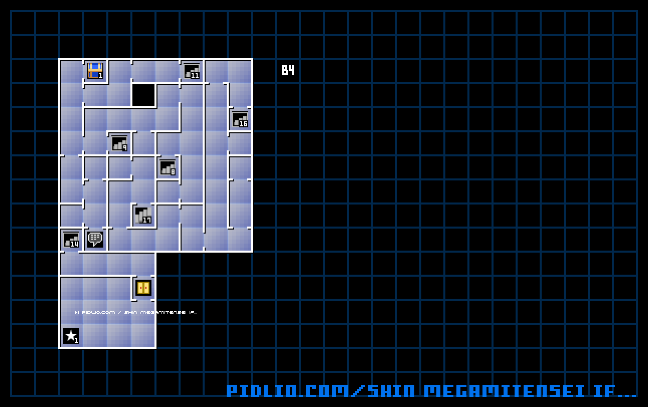 地のノモスB4のマップ画像 / 真・女神転生if... 攻略