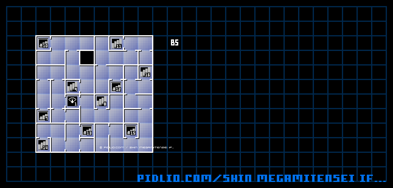 地のノモスB5のマップ画像 / 真・女神転生if... 攻略