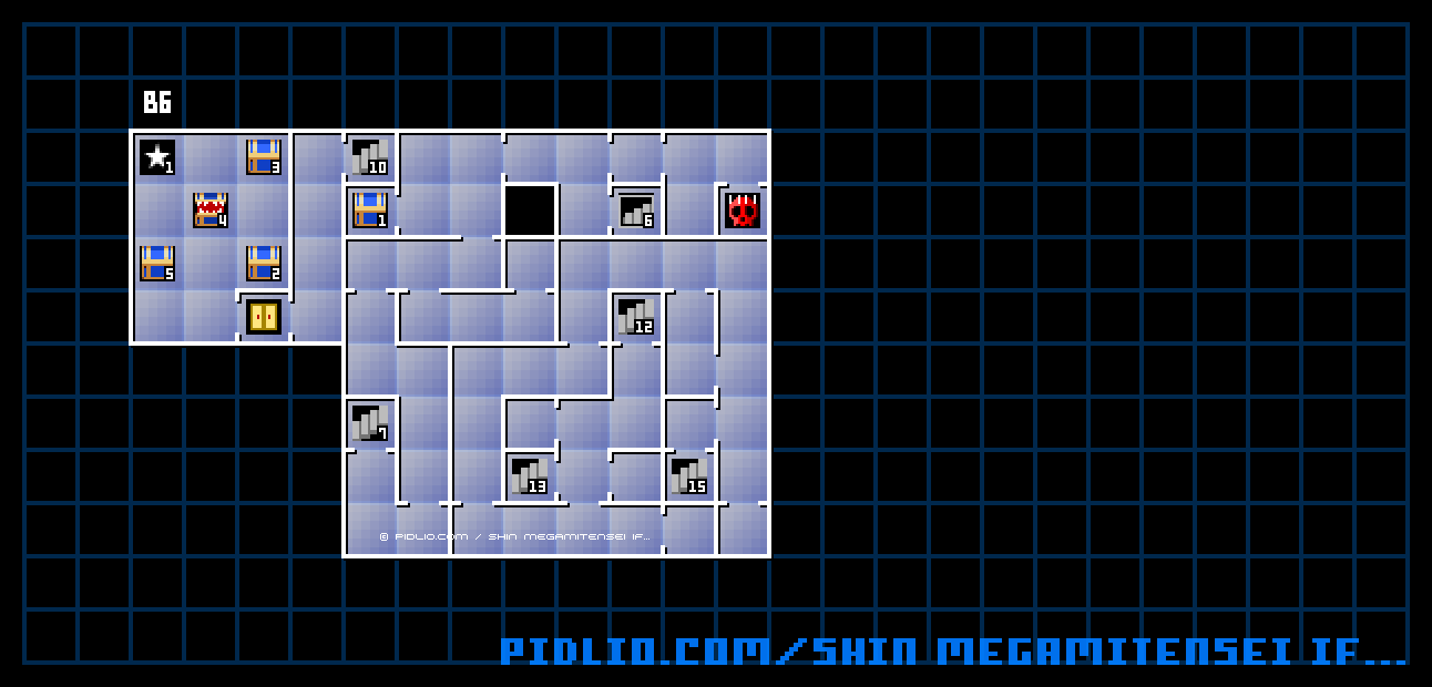 地のノモスB6のマップ画像 / 真・女神転生if... 攻略