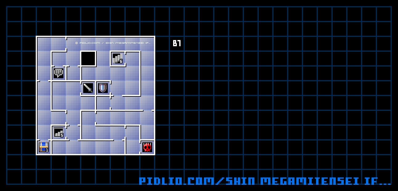 地のノモスB7のマップ画像 / 真・女神転生if... 攻略