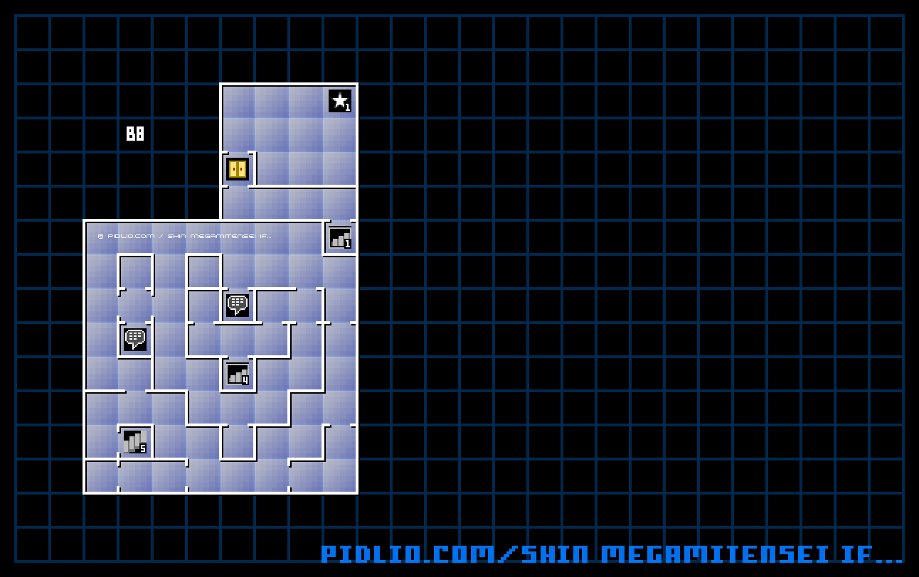 地のノモスB8のマップ画像 / 真・女神転生if... 攻略