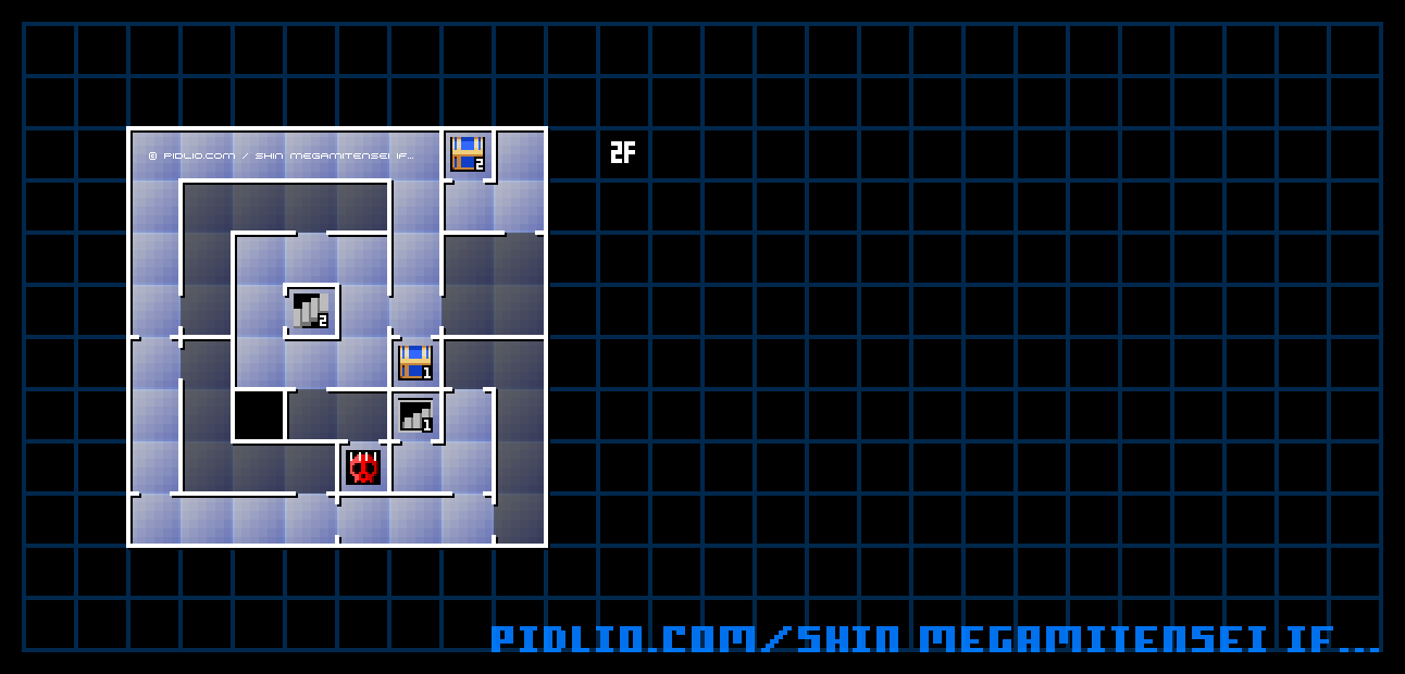 第1ノモス2Fのマップ画像 / 真・女神転生if... 攻略