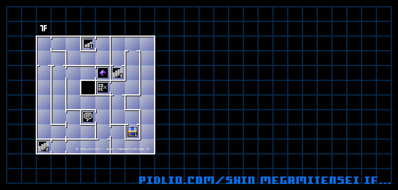 第2ノモス7F のマップ画像 / 真・女神転生if... 攻略