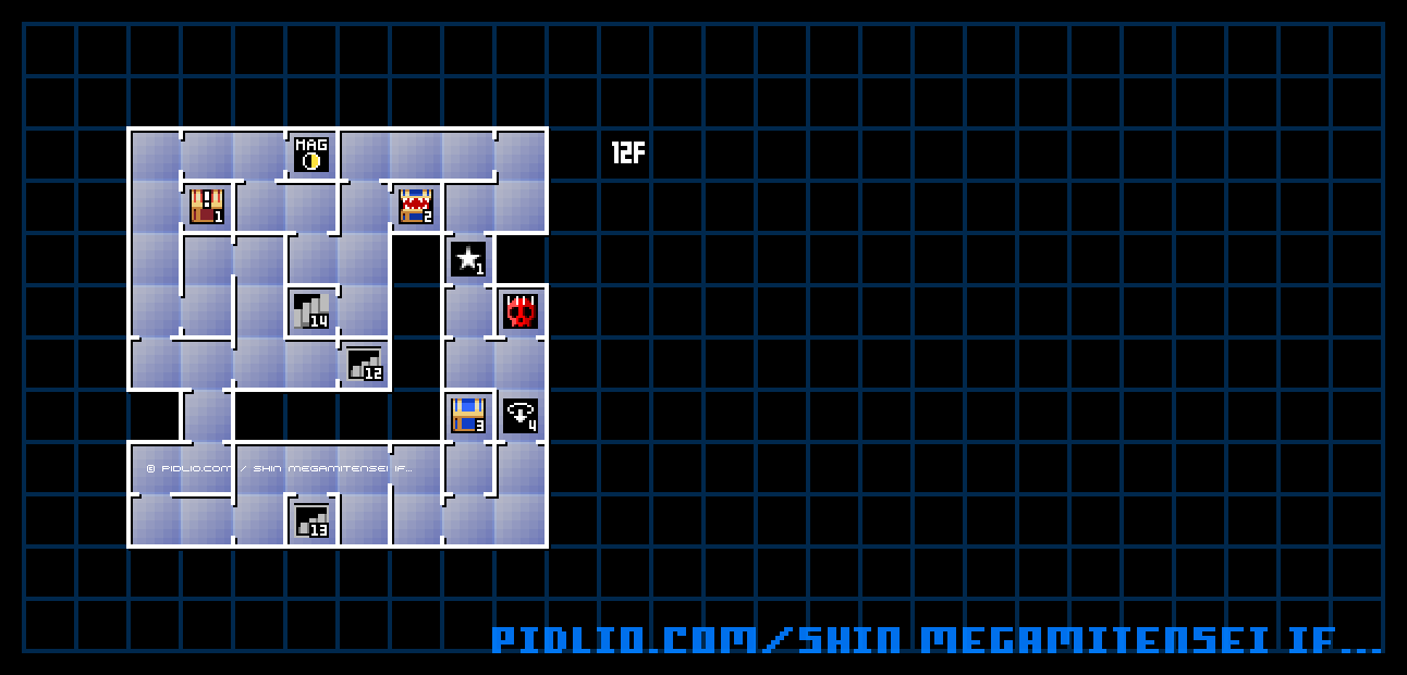 第2ノモス12F のマップ画像 / 真・女神転生if... 攻略