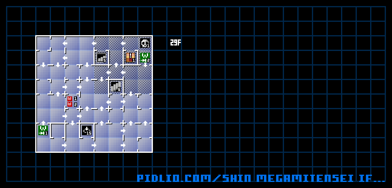 第4ノモス29Fのマップ画像 ／ 真・女神転生if... 攻略