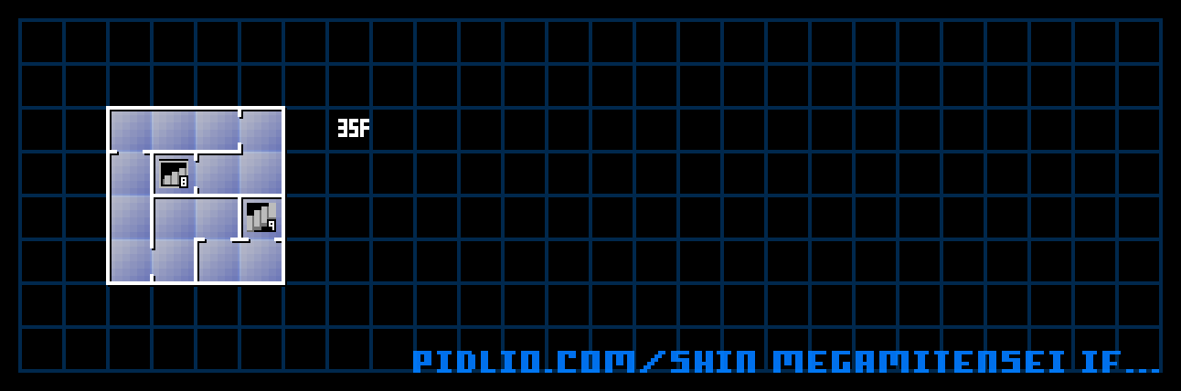 天のノモス35Fのマップ画像 ／ 真・女神転生if... 攻略