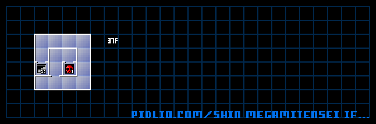 天のノモス37Fのマップ画像 ／ 真・女神転生if... 攻略