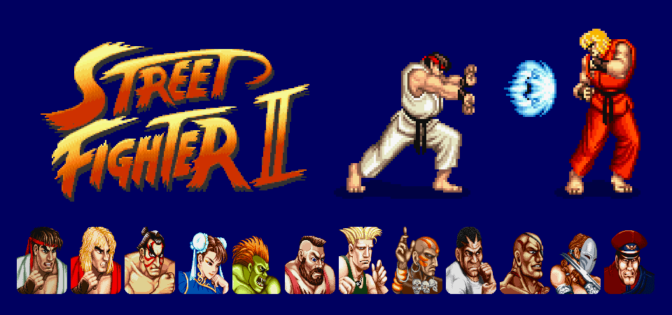 ストリートファイター2攻略 ／ Street Fighter II攻略：メインイメージ
