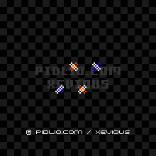 ギドスパリオ(GIDDO SPARIO)の画像:敵キャラクター図鑑 - FC版ゼビウス攻略 ─ pidlio.com